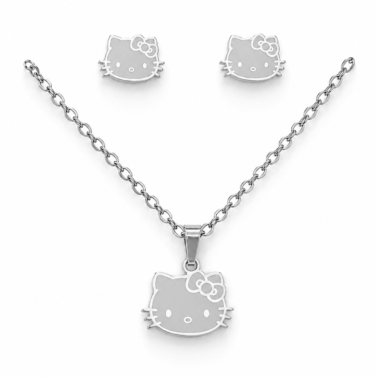 Kitty Set Silver