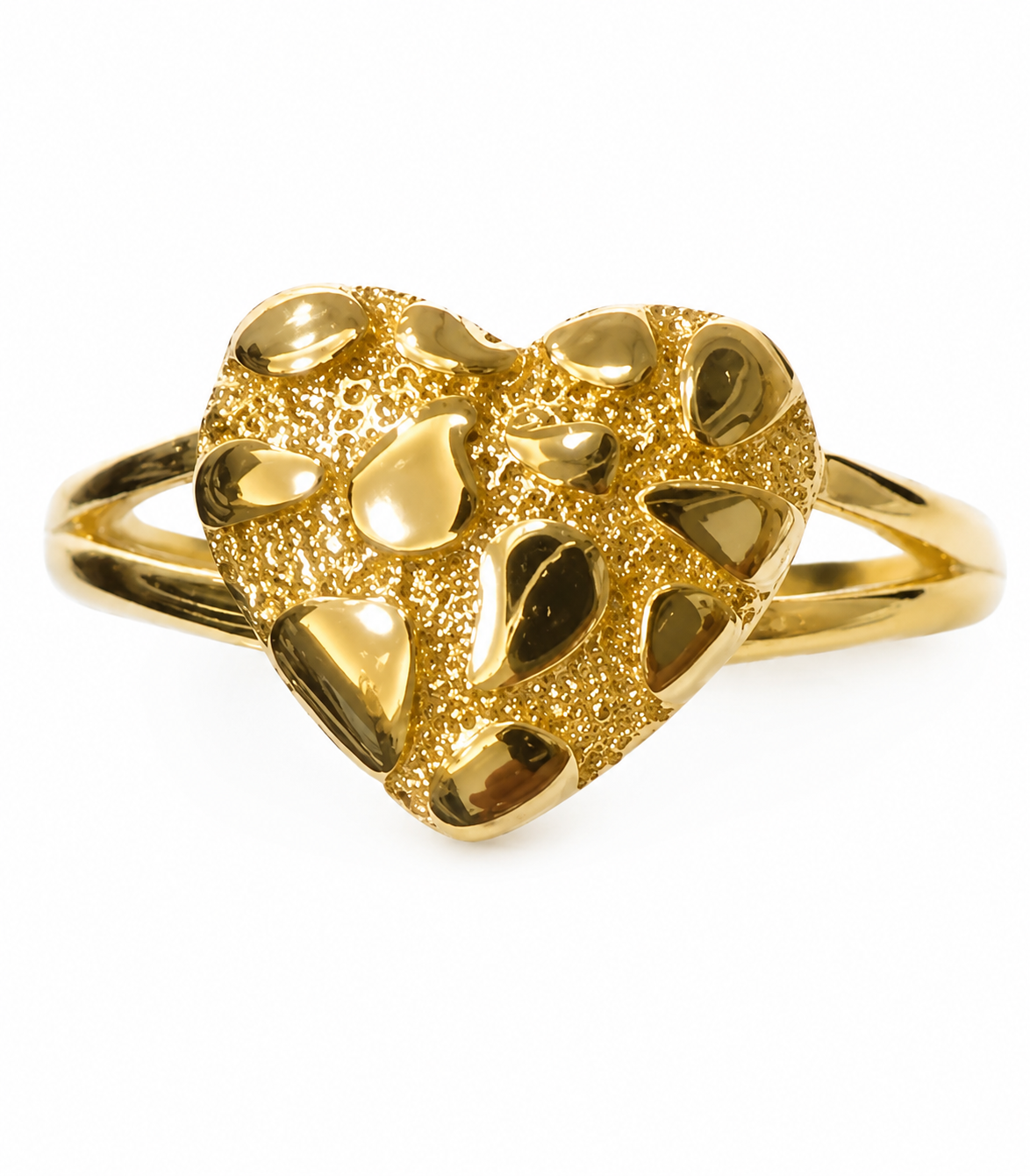 Heart Nugget Ring