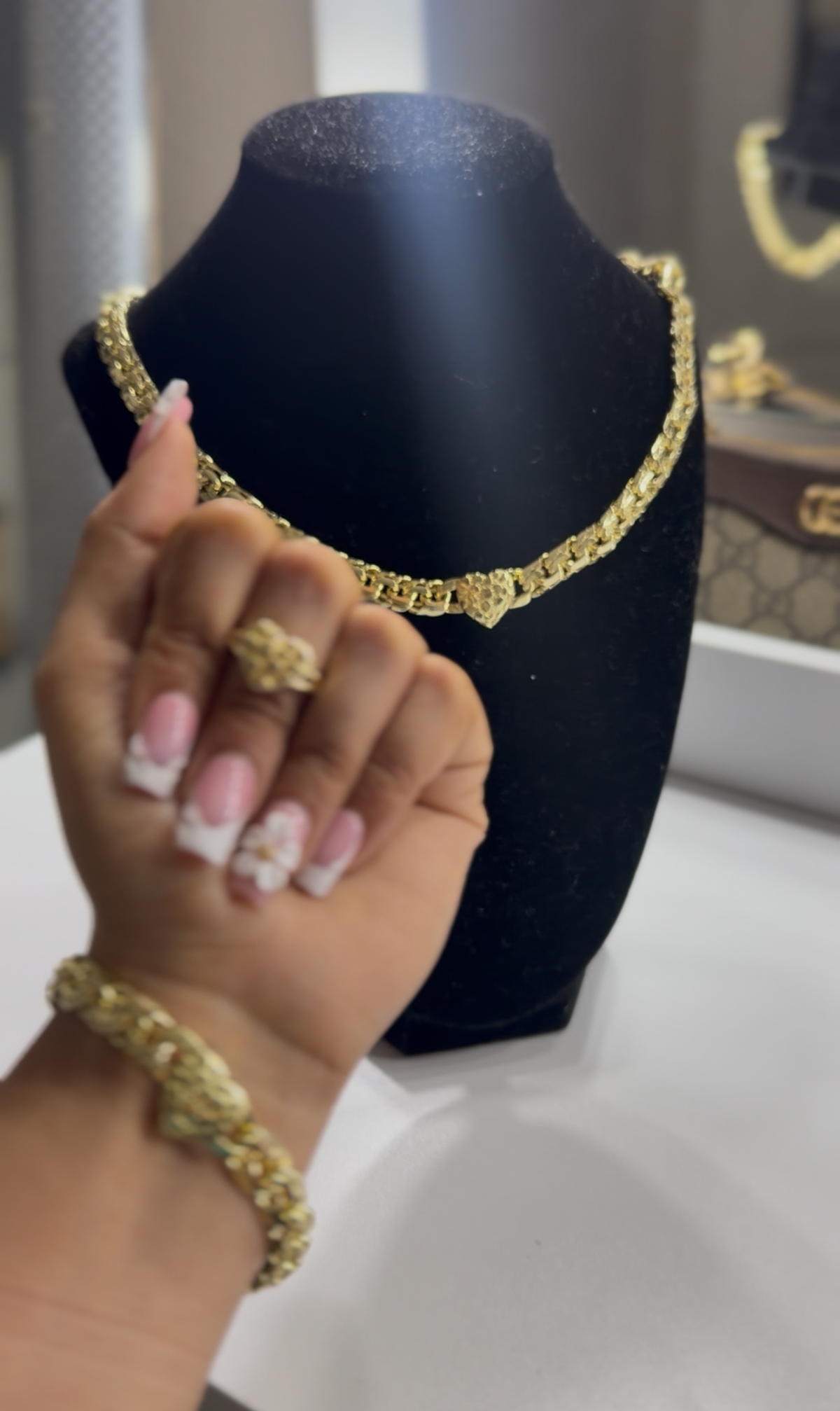 Nugget Heart Chino Chain