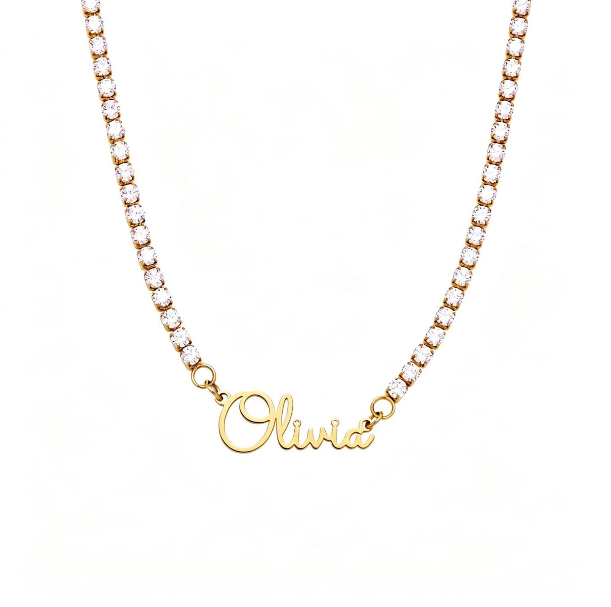 Tennis Name Necklace