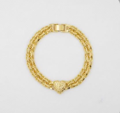 Nugget Heart Chino Bracelet