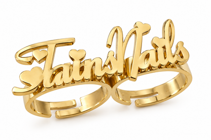 Adjustable Custom Double Ring