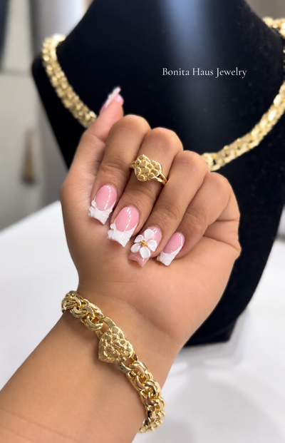 Nugget Heart Chino Bracelet