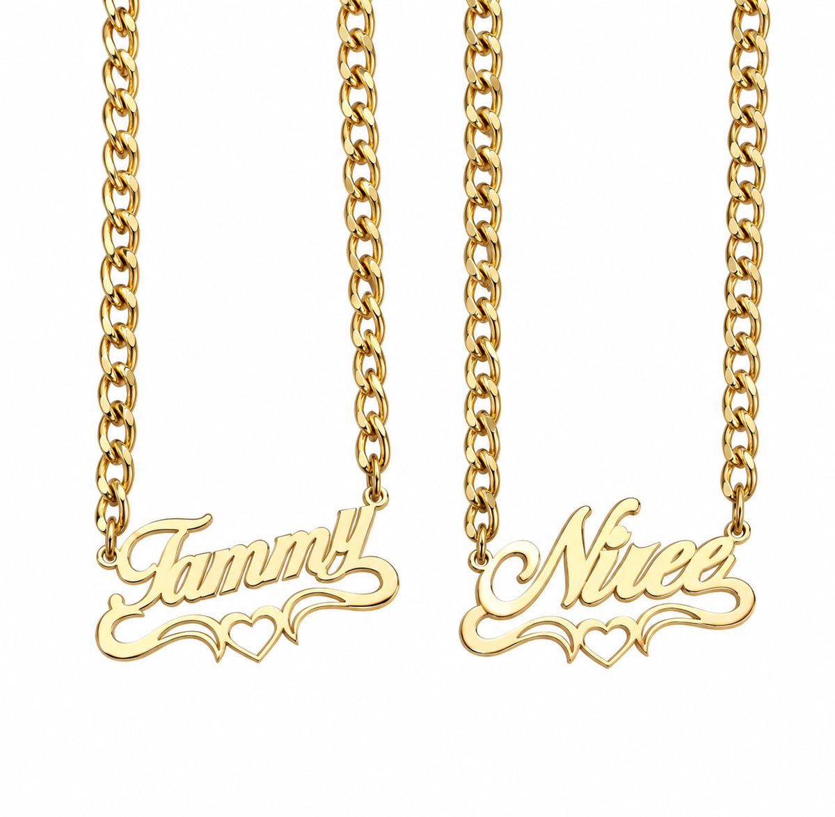 Heart Name Necklace #2