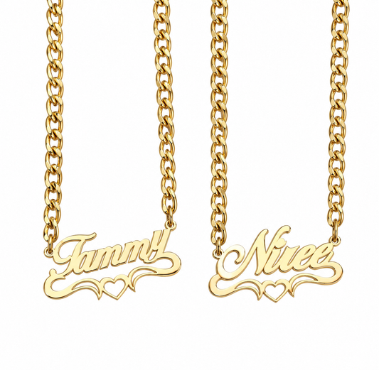 Heart Name Necklace #2
