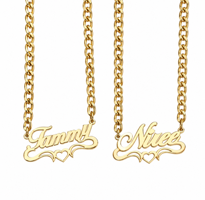 Heart Name Necklace #2
