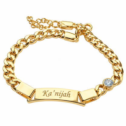 Esclava Bracelet with Birthstone