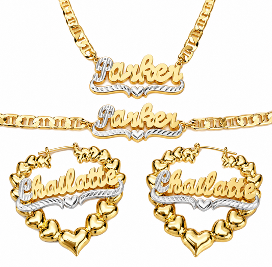 Heart Name Trendy Set