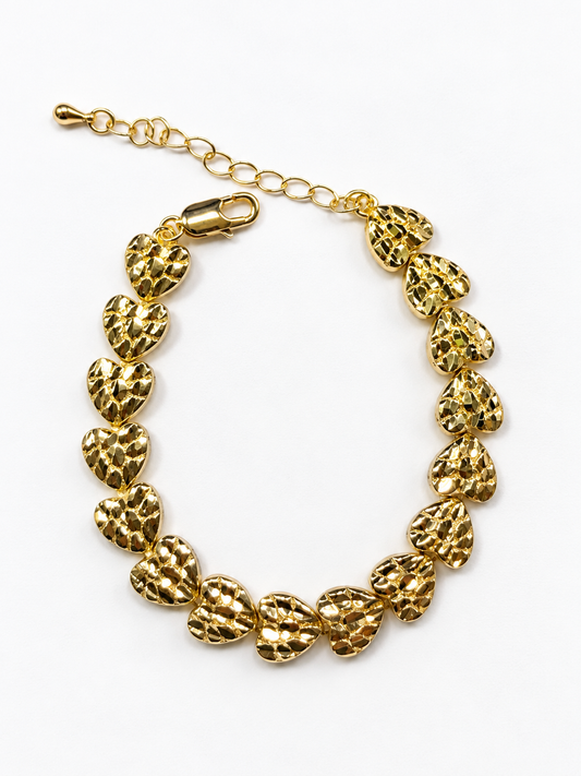 Nugget Heart Bracelet