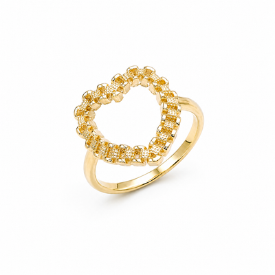 Swiss Rolx Heart Signet Ring