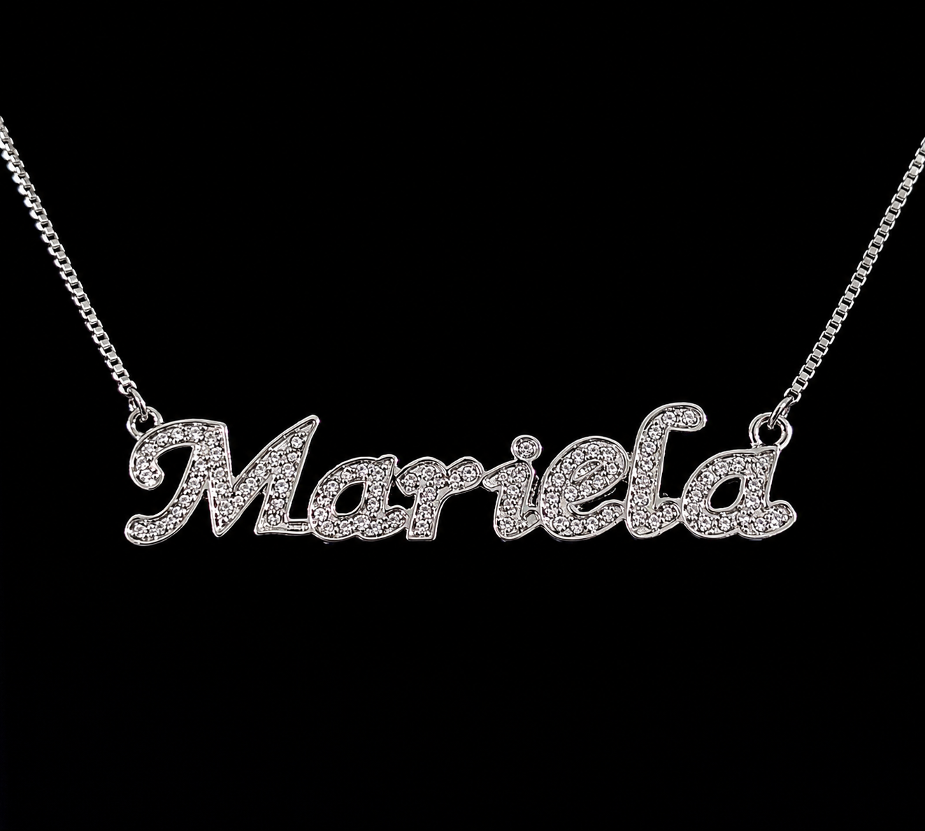 Diamond Pendant Name-necklace