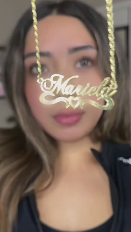 Heart Name Necklace #2